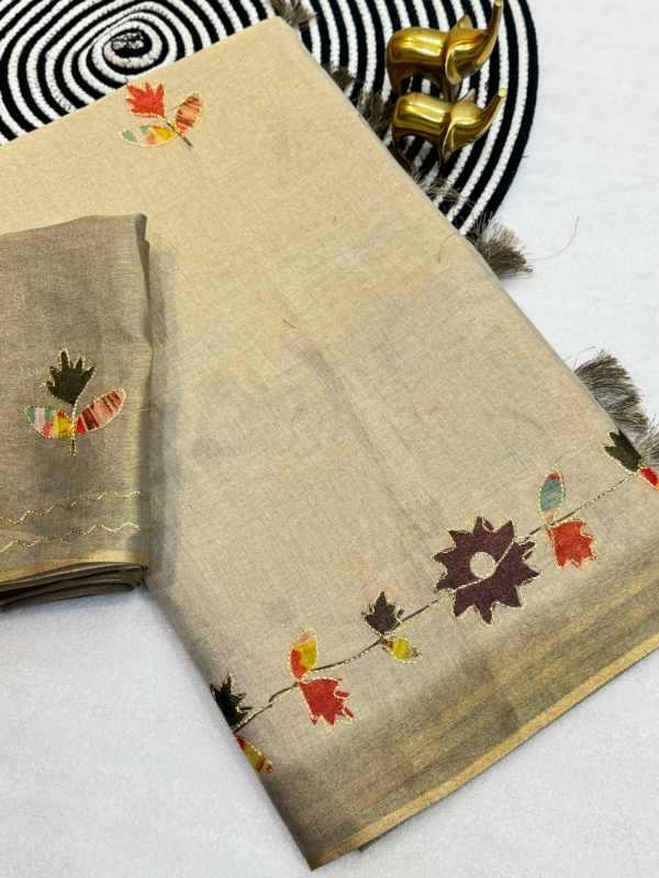 YNF Wholesale Tissue Tissue Silk Saree  | Surat Manufacturer