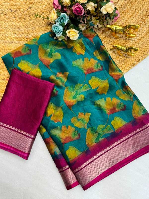 YNF Wholesale Dola Silk Floral Sarees  | Surat Manufacturer