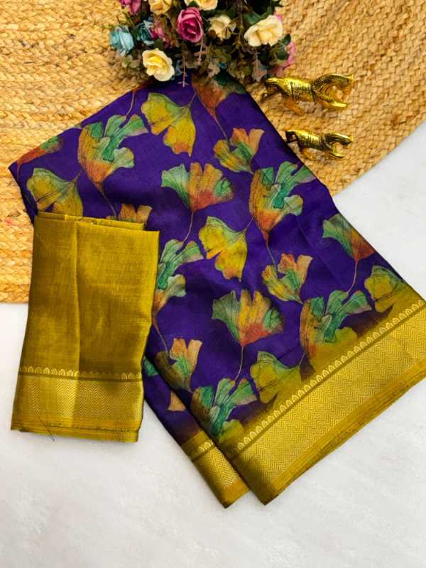 YNF Wholesale Dola Silk Floral Sarees  | Surat Manufacturer
