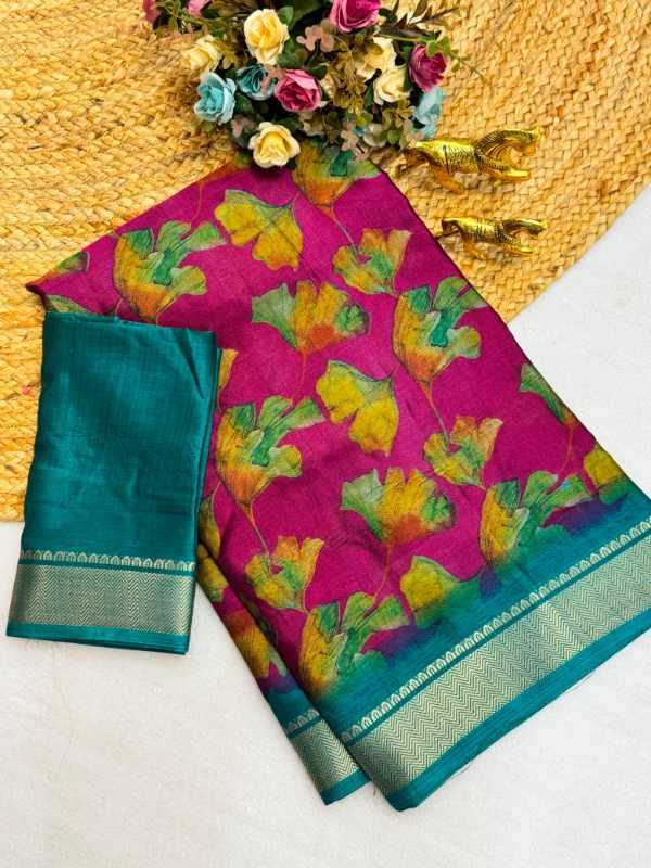 YNF Wholesale Dola Silk Floral Sarees  | Surat Manufacturer