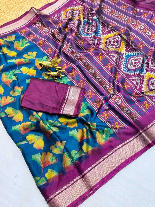 YNF Wholesale Dola Silk Floral Sarees  | Surat Manufacturer
