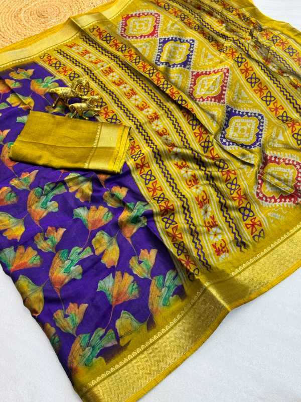 YNF Wholesale Dola Silk Floral Sarees  | Surat Manufacturer