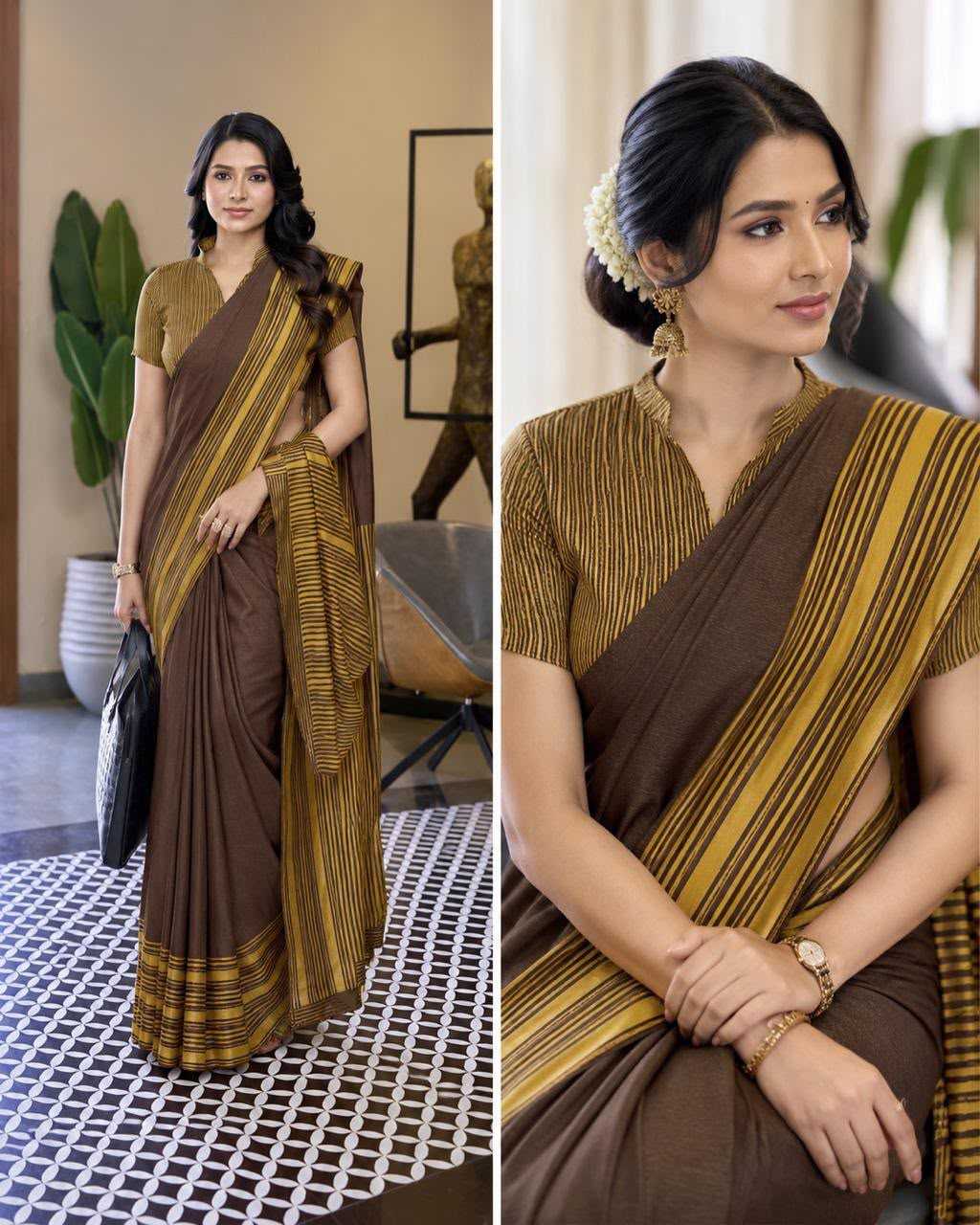 YNF Wholesale Crepe Silk Designer Sarees  | Surat Manufacturer