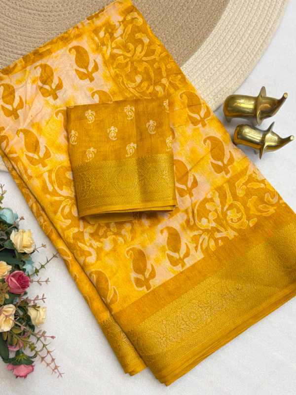 YNF Wholesale Jacquard Jacquard Saree  | Surat Manufacturer
