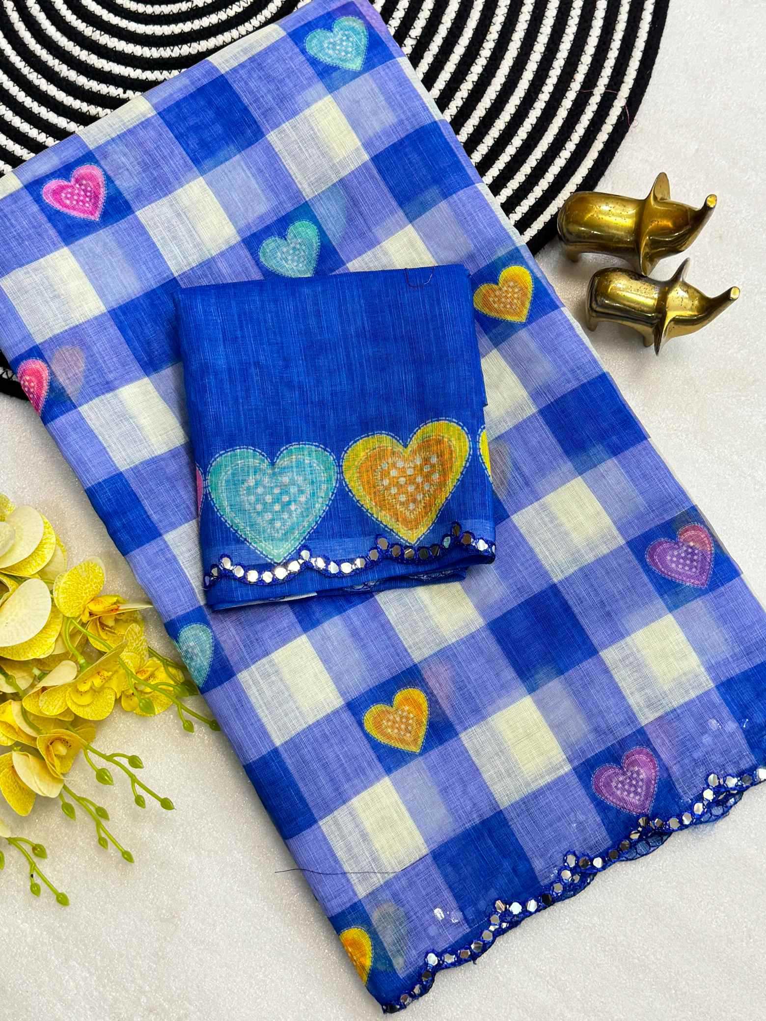 YNF Wholesale Cotton Printed Sarees  | Surat Manufacturer