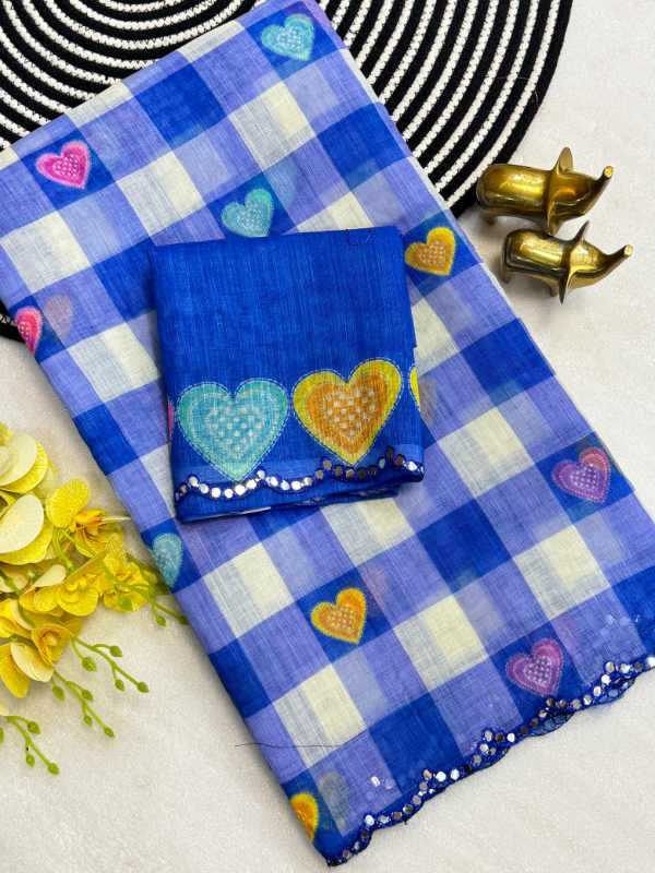 YNF Wholesale Cotton Printed Sarees  | Surat Manufacturer