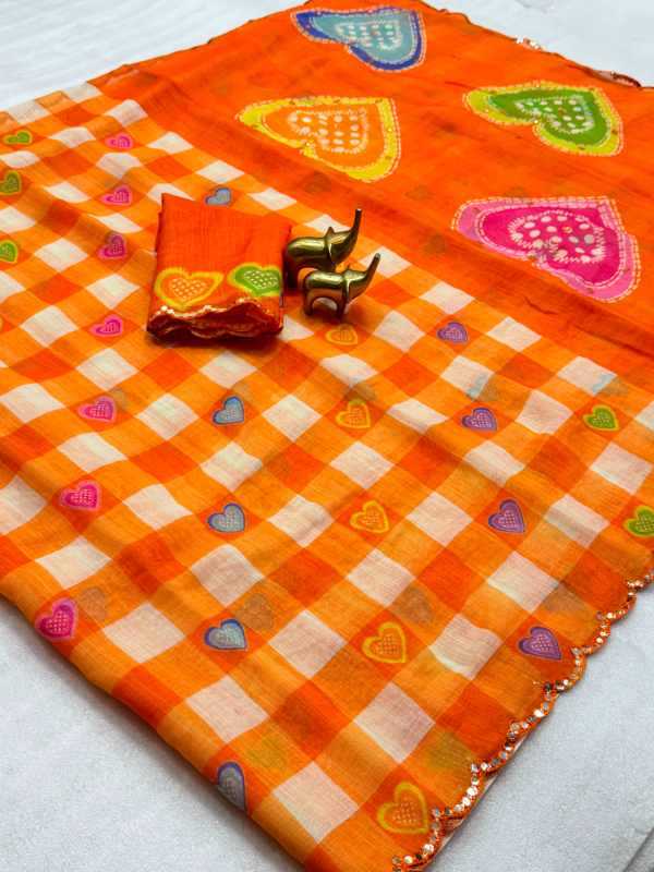 YNF Wholesale Cotton Printed Sarees  | Surat Manufacturer