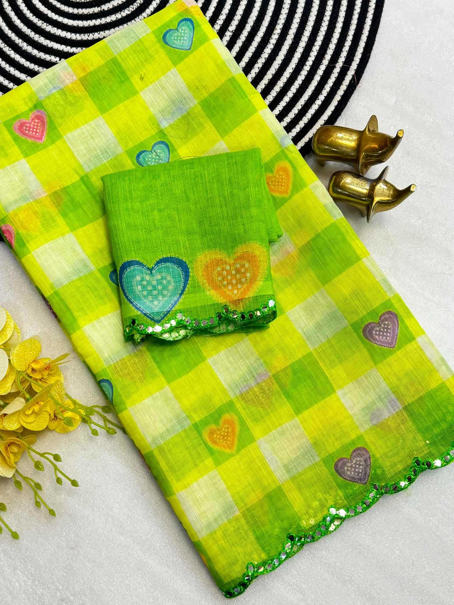 YNF Wholesale Cotton Printed Sarees  | Surat Manufacturer