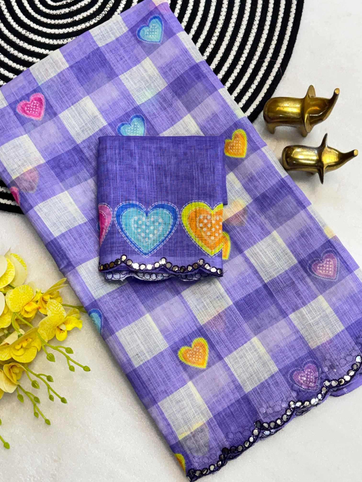 YNF Wholesale Cotton Printed Sarees  | Surat Manufacturer