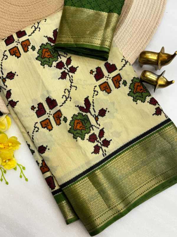 YNF Wholesale Dola Silk Printed Sarees KESH187 Diwar | Surat Manufacturer