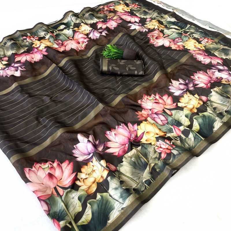 YNF Wholesale Dola Silk Printed Sarees KESH187 Dola | Surat Manufacturer