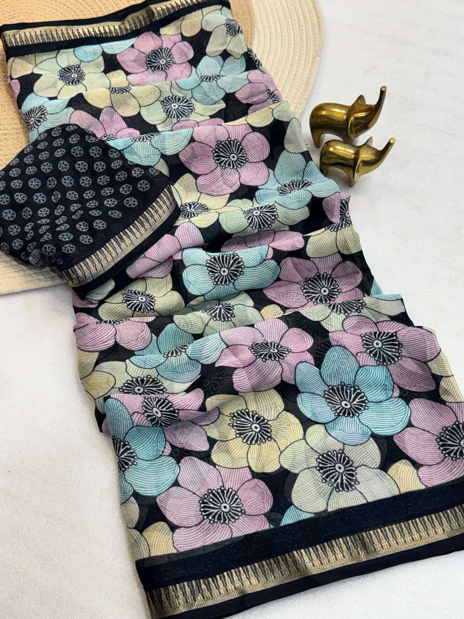 YNF Wholesale Dull Moss Designer Sarees  | Surat Manufacturer