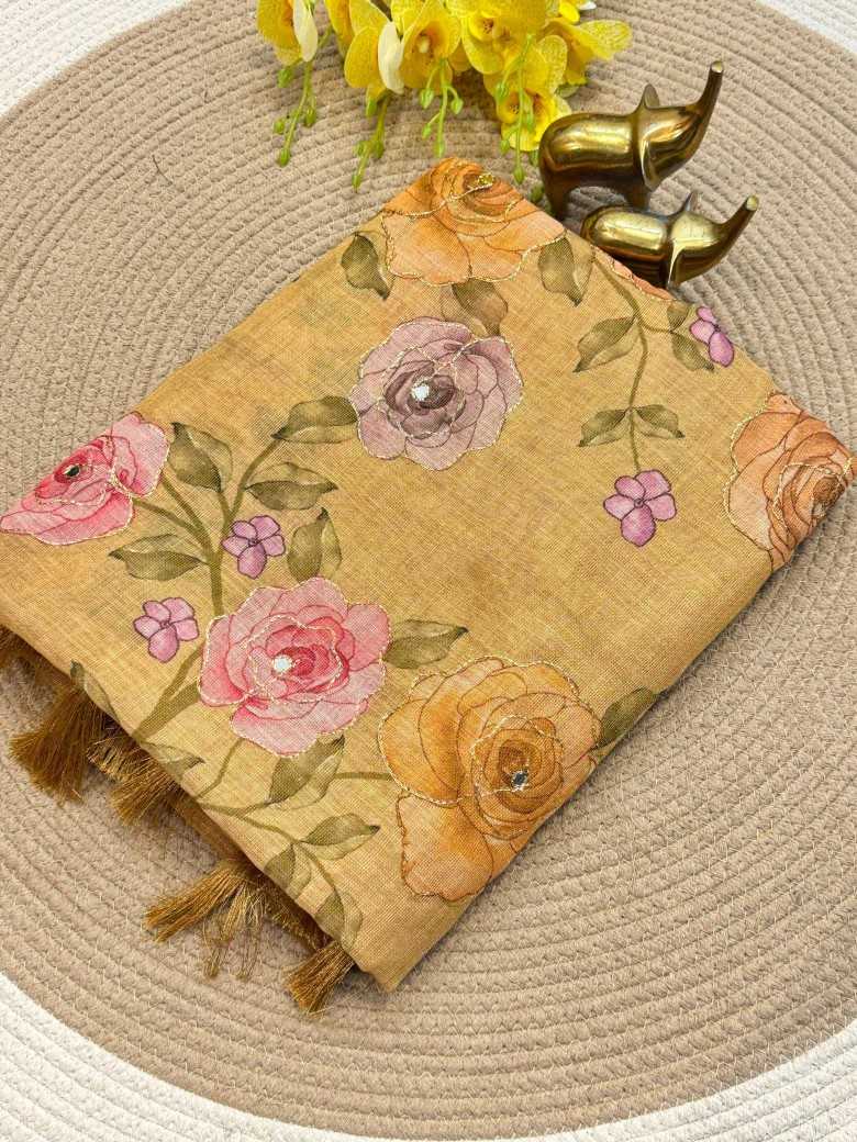 YNF Wholesale Linen Zari Border Sarees KESH187 Falguni | Surat Manufacturer