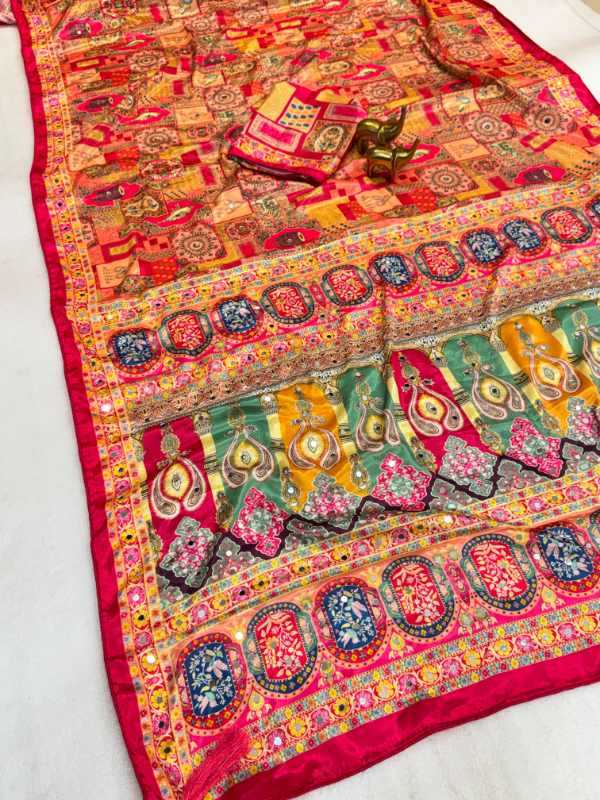 YNF Wholesale Chinon Designer Sarees  | Surat Manufacturer