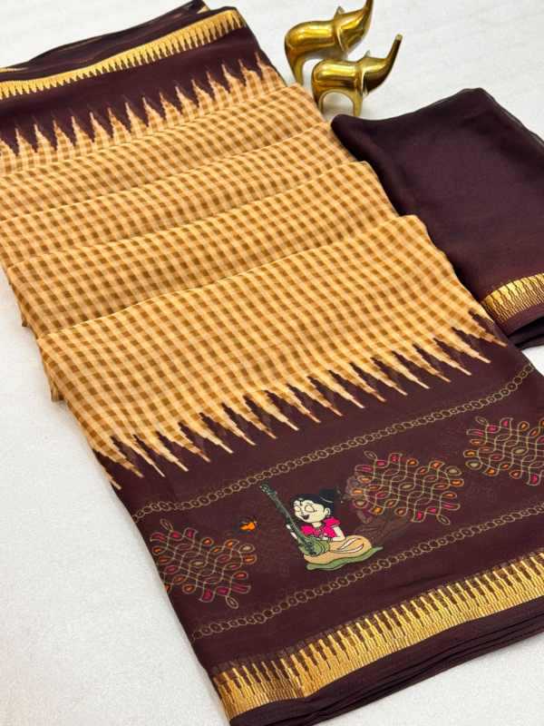 YNF Wholesale Georgette Georgette Sarees  | Surat Manufacturer