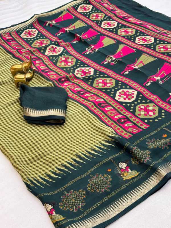 YNF Wholesale Georgette Georgette Sarees  | Surat Manufacturer