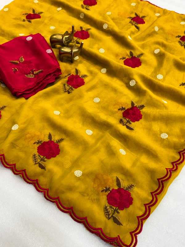 YNF Wholesale Dull Moss Designer Sarees KESH187 GOLD | Surat Manufacturer