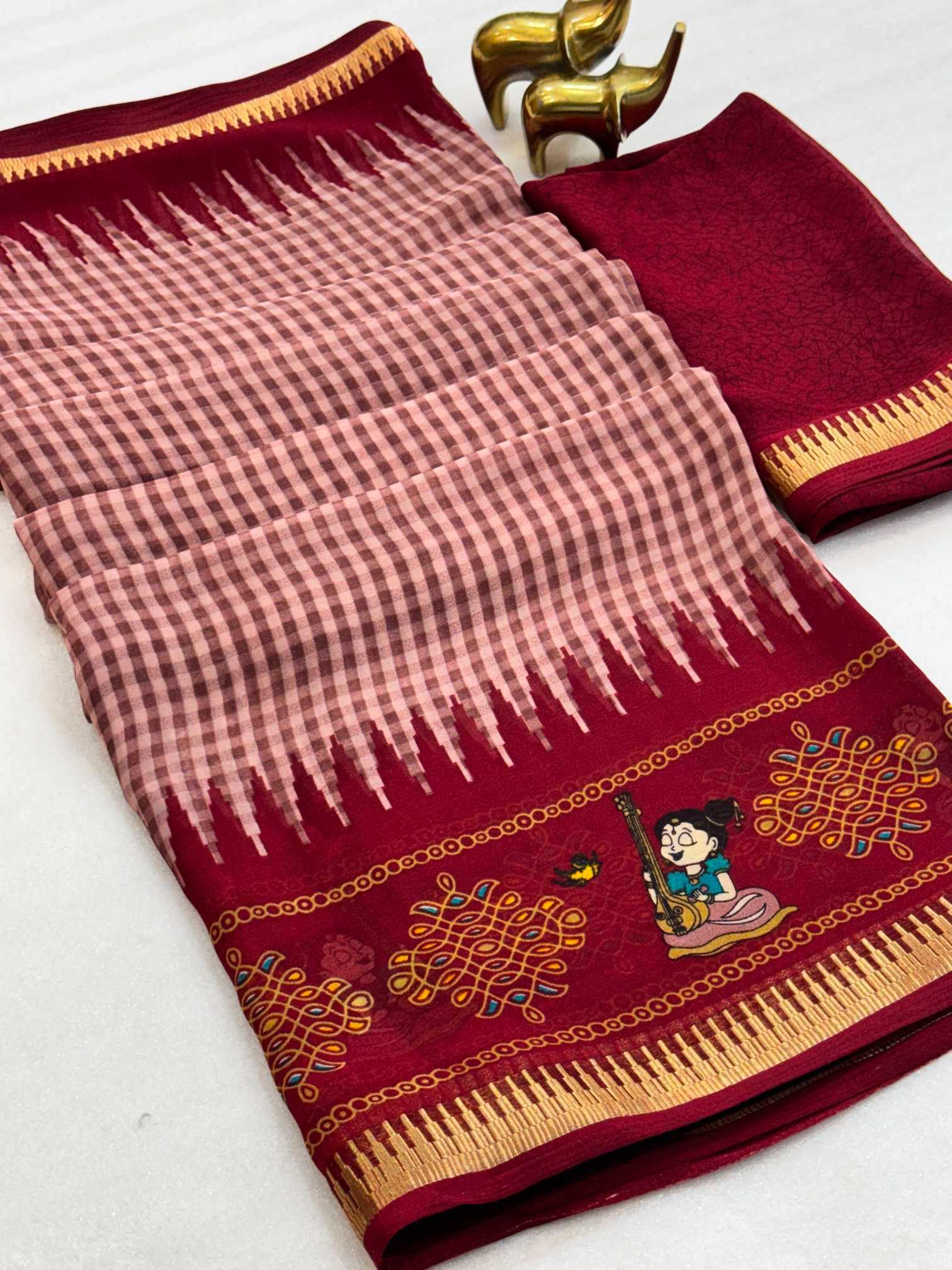 YNF Wholesale Heavy Silk Printed Silk Saree  | Surat Manufacturer