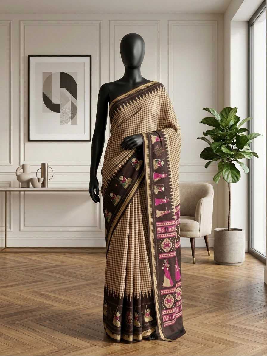 YNF Wholesale Heavy Silk Printed Silk Saree  | Surat Manufacturer