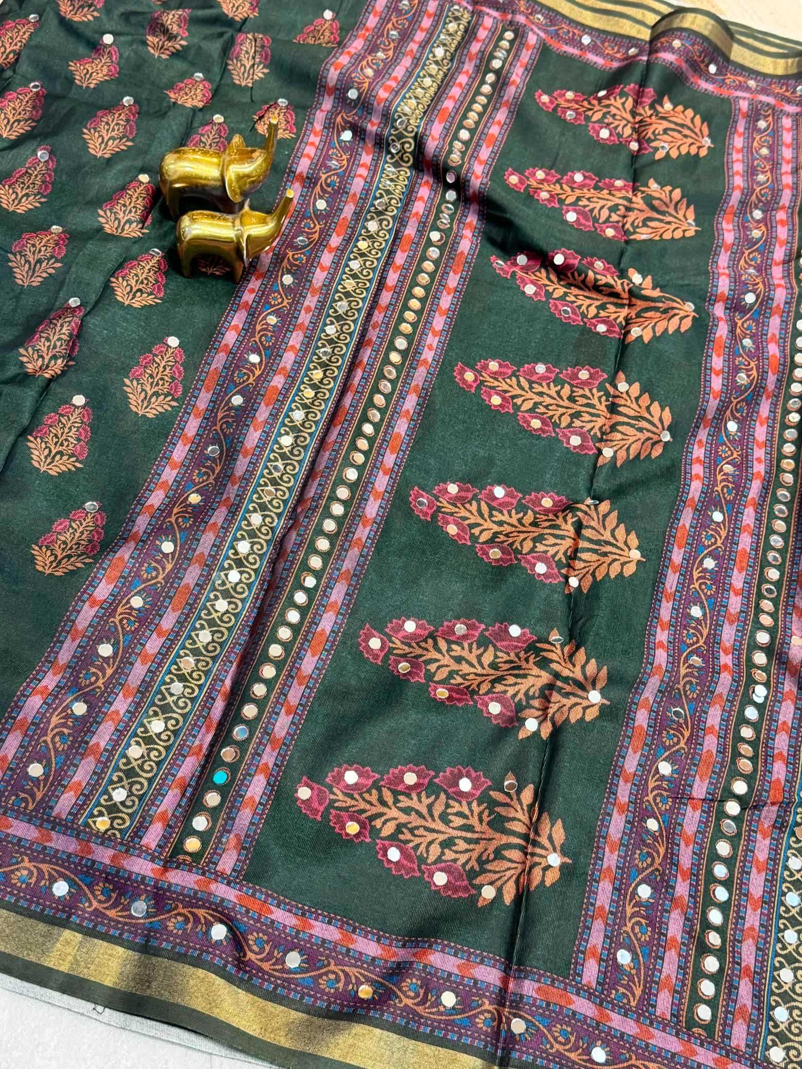 YNF Wholesale Silk Printed Silk Saree  | Surat Manufacturer