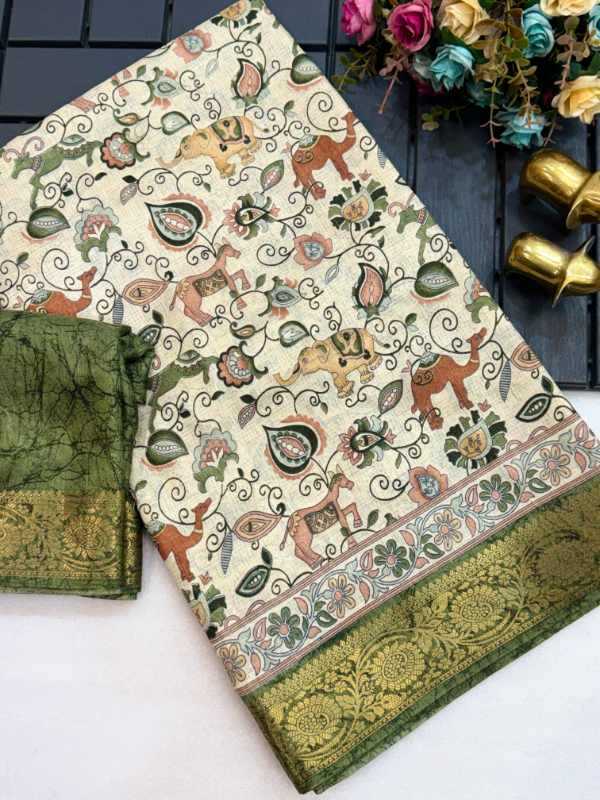 YNF Wholesale Jacquard Printed Sarees  | Surat Manufacturer