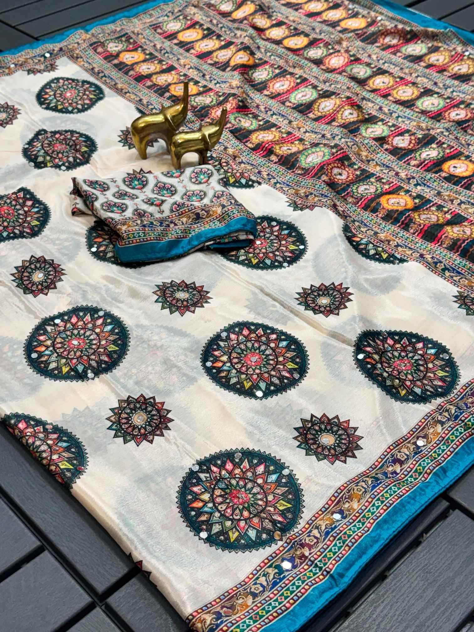 YNF Wholesale Chinon Designer Sarees  | Surat Manufacturer