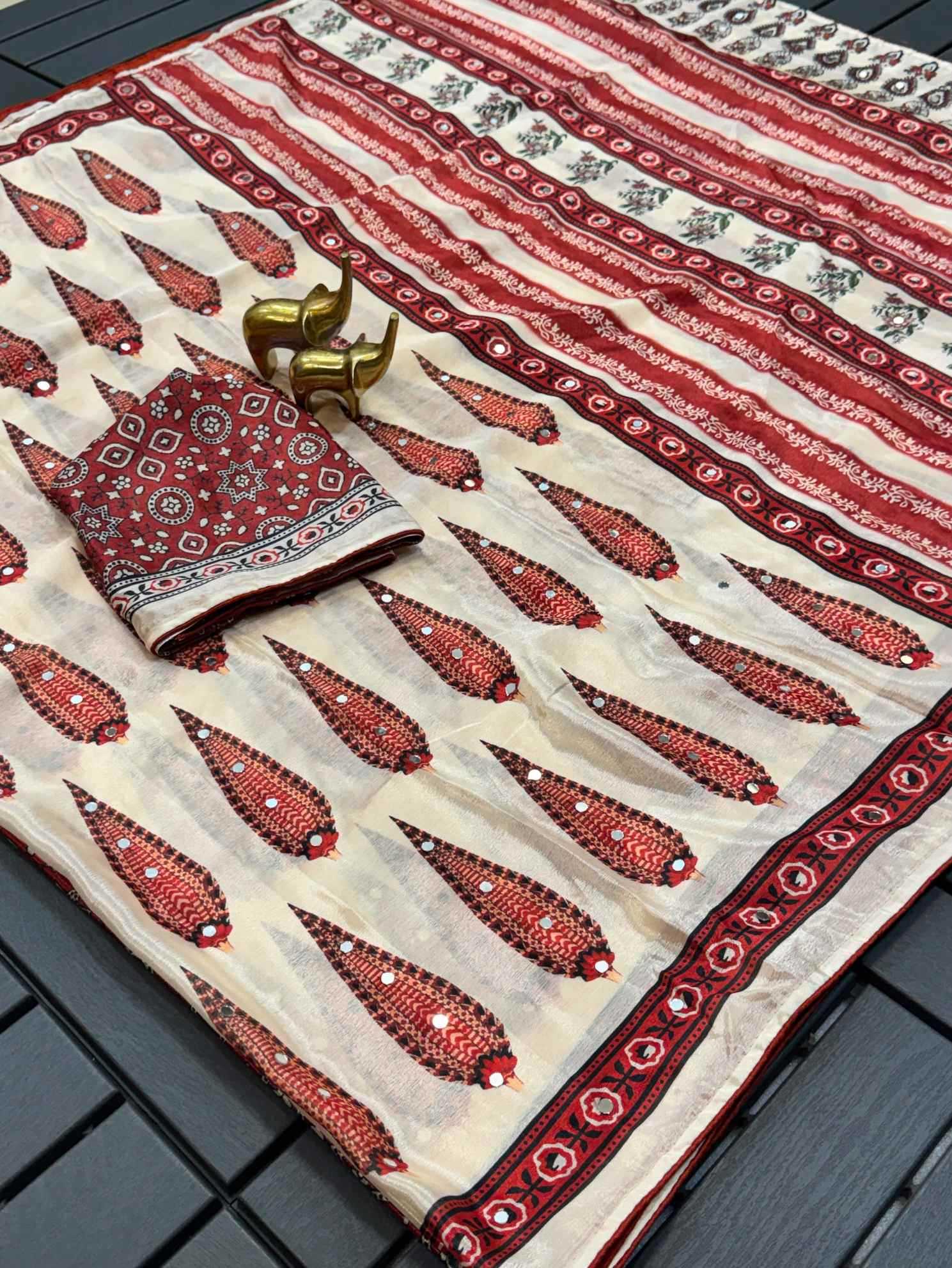 YNF Wholesale Chinon Designer Sarees  | Surat Manufacturer