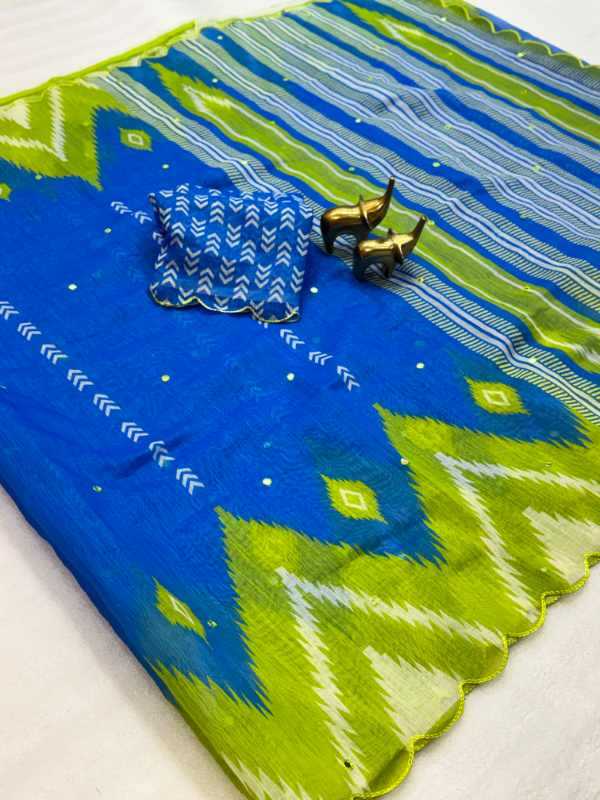 YNF Wholesale Cotton Printed Sarees  | Surat Manufacturer