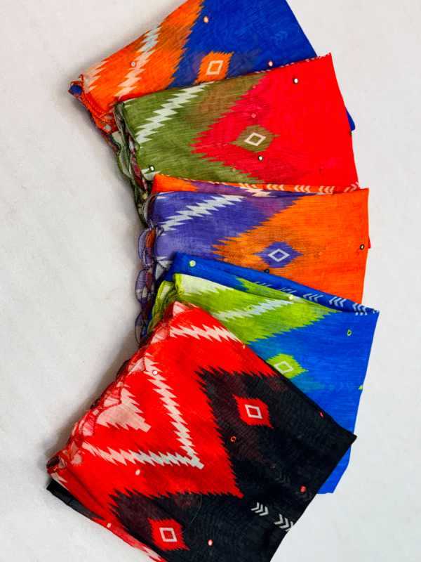 YNF Wholesale Cotton Printed Sarees  | Surat Manufacturer