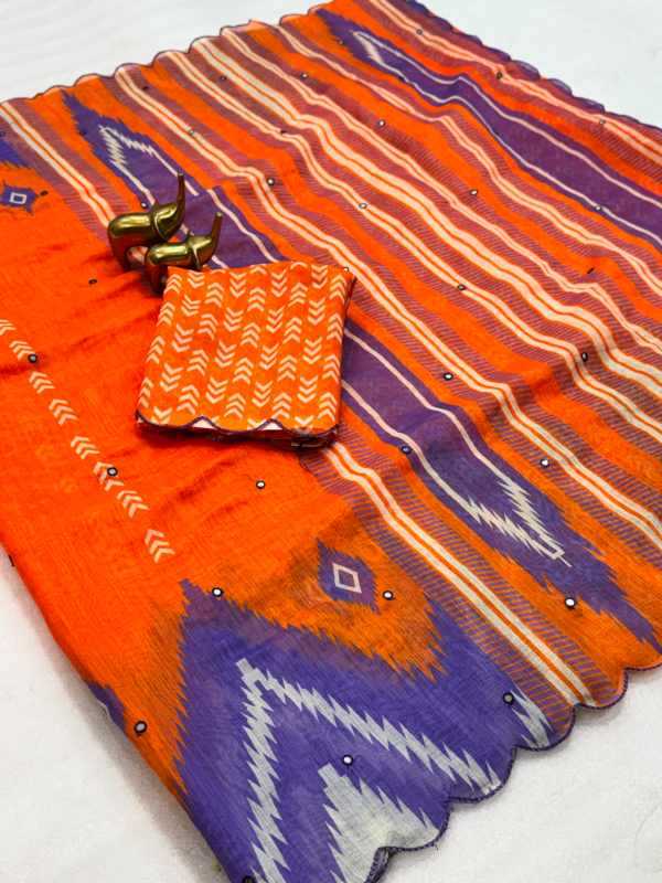 YNF Wholesale Cotton Printed Sarees  | Surat Manufacturer