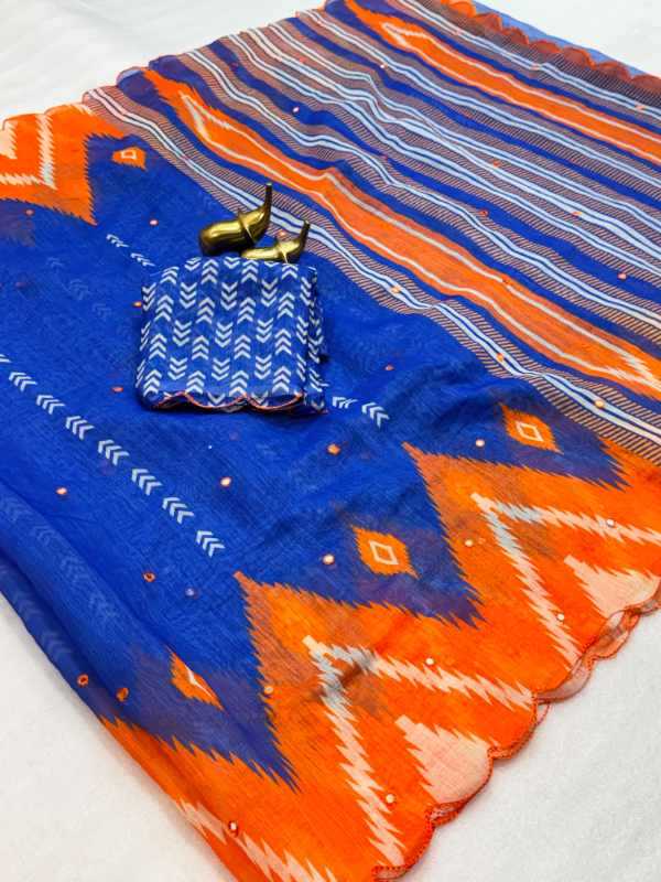 YNF Wholesale Cotton Printed Sarees  | Surat Manufacturer