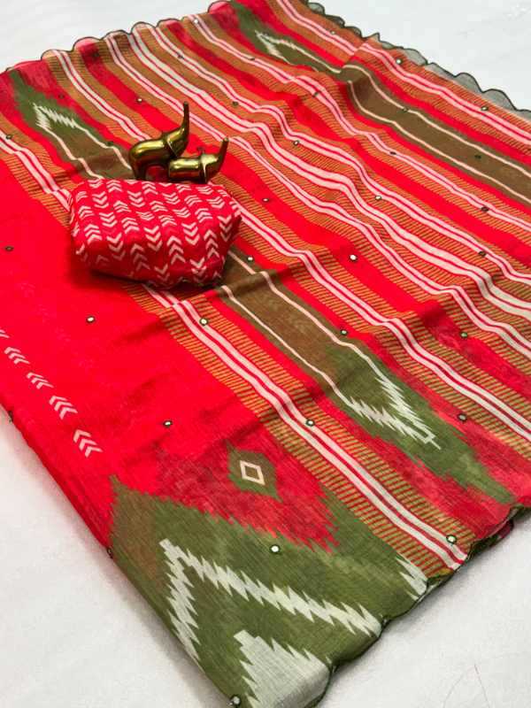 YNF Wholesale Cotton Printed Sarees  | Surat Manufacturer