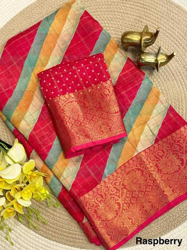 YNF Wholesale Jacquard Leheriya Sarees  | Surat Manufacturer