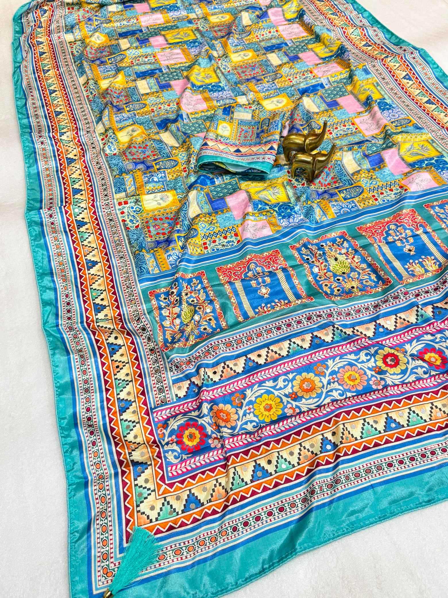 YNF Wholesale Chinon Designer Sarees  | Surat Manufacturer