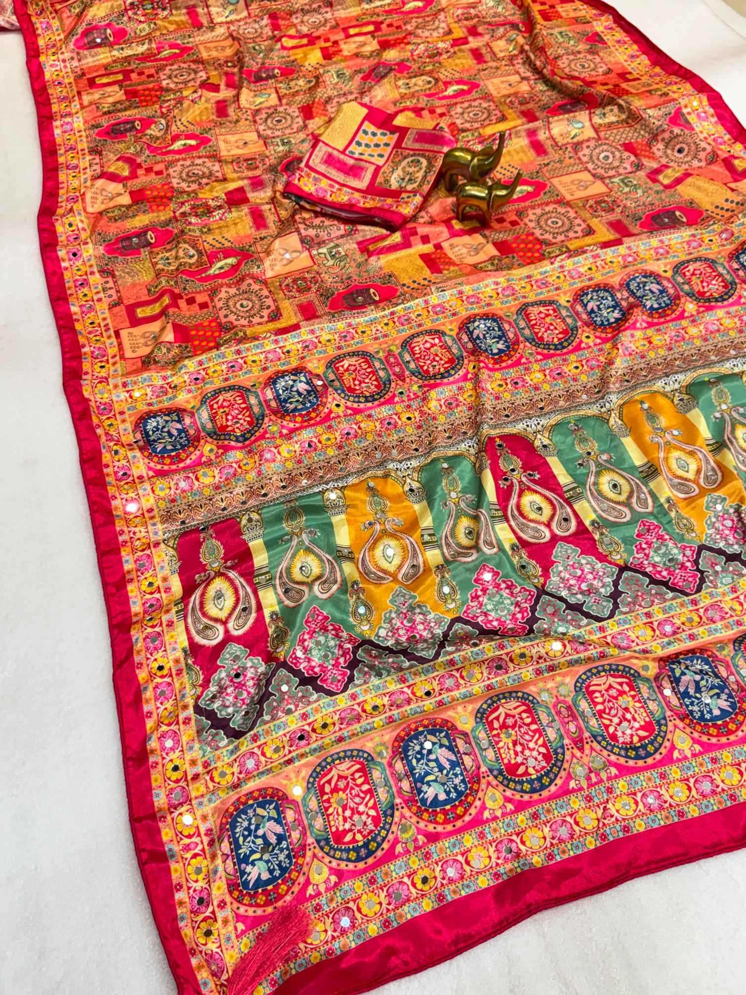 YNF Wholesale Chinon Designer Sarees  | Surat Manufacturer