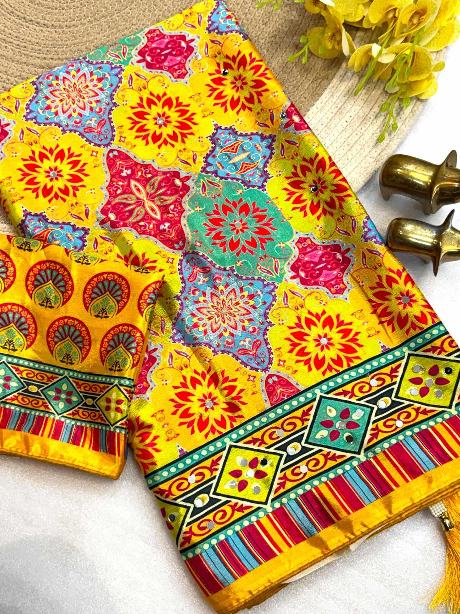 YNF Wholesale Chinon Designer Sarees  | Surat Manufacturer