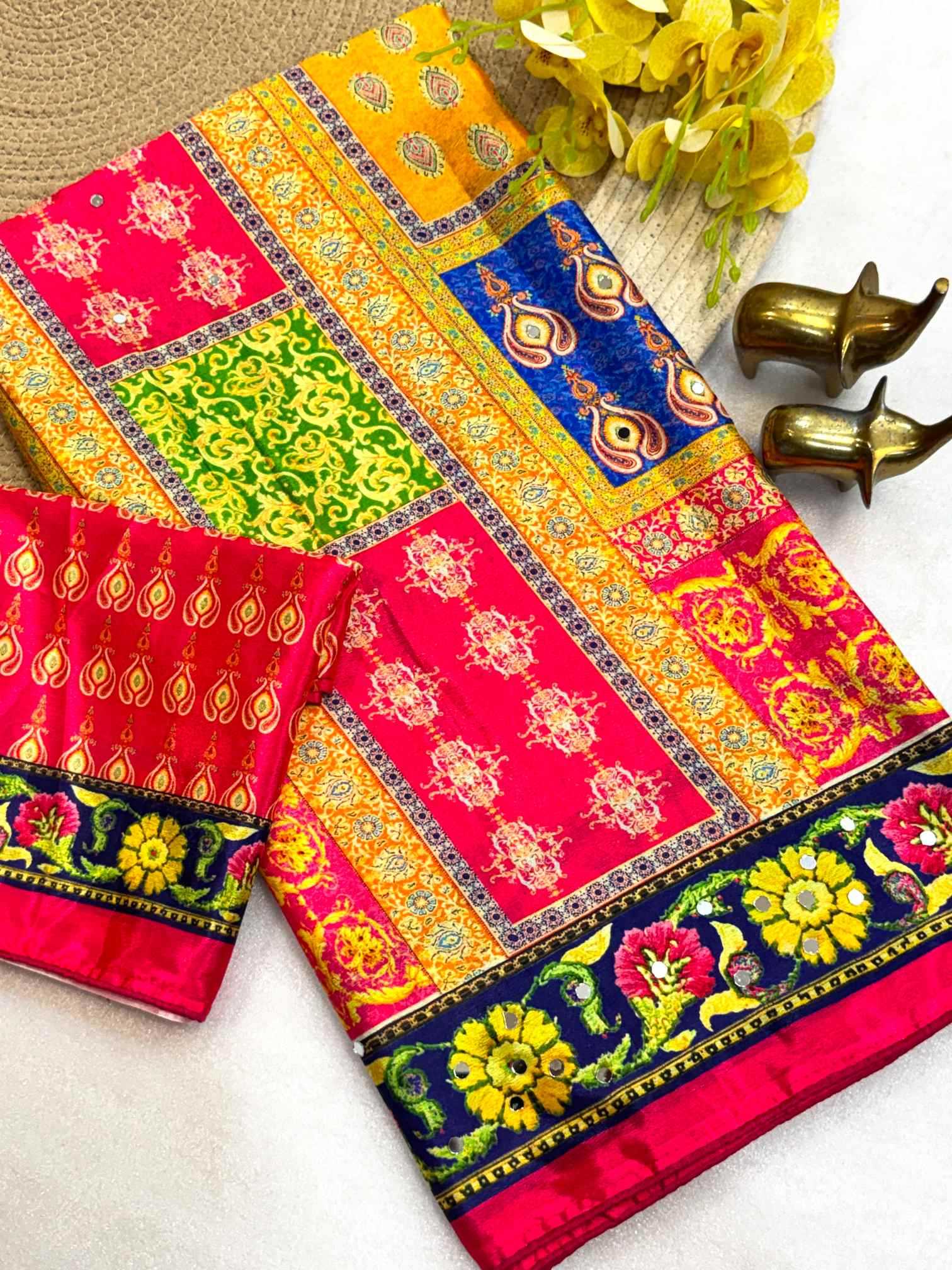 YNF Wholesale Chinon Designer Sarees  | Surat Manufacturer