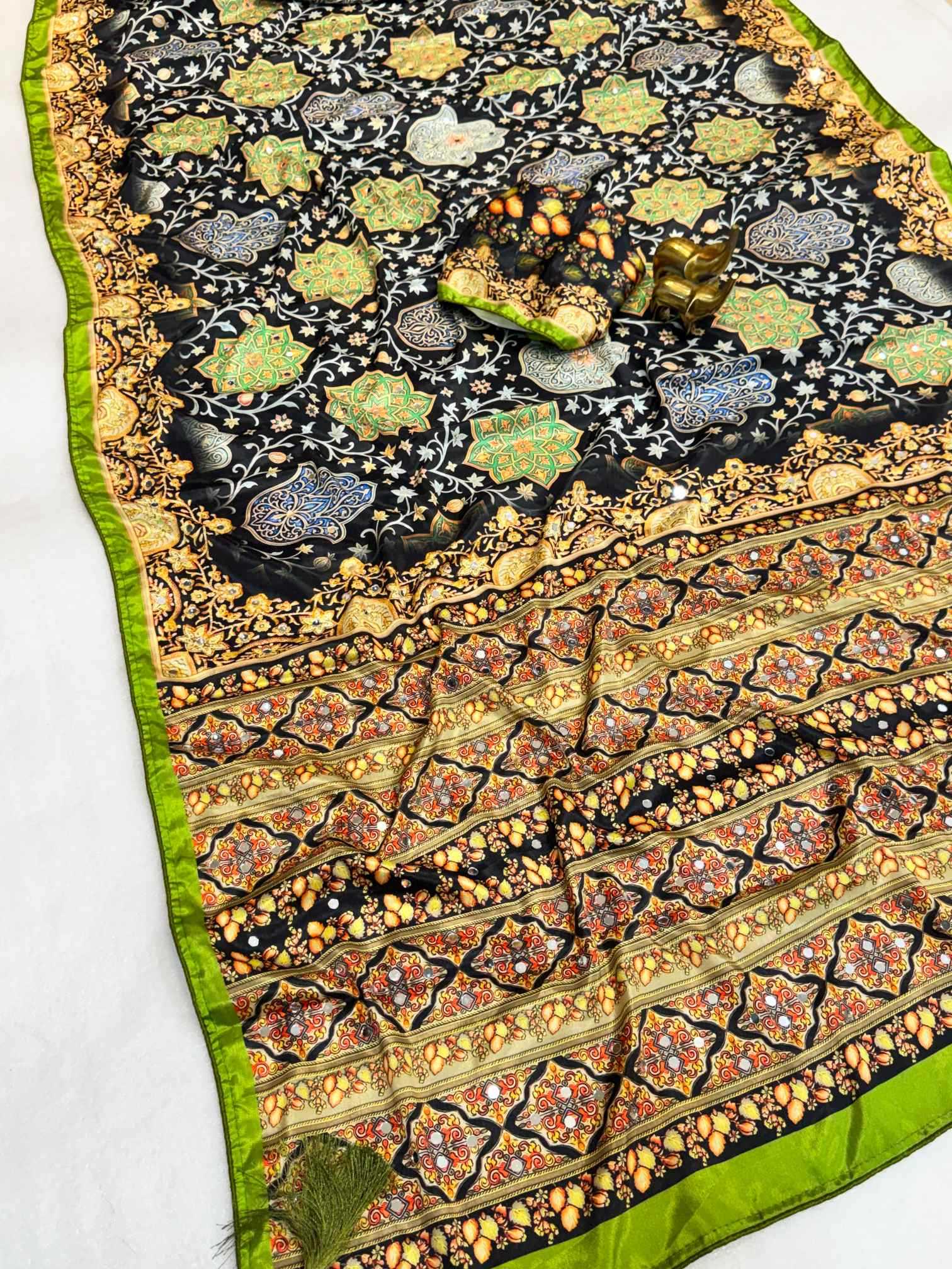 YNF Wholesale Chinon Designer Sarees  | Surat Manufacturer