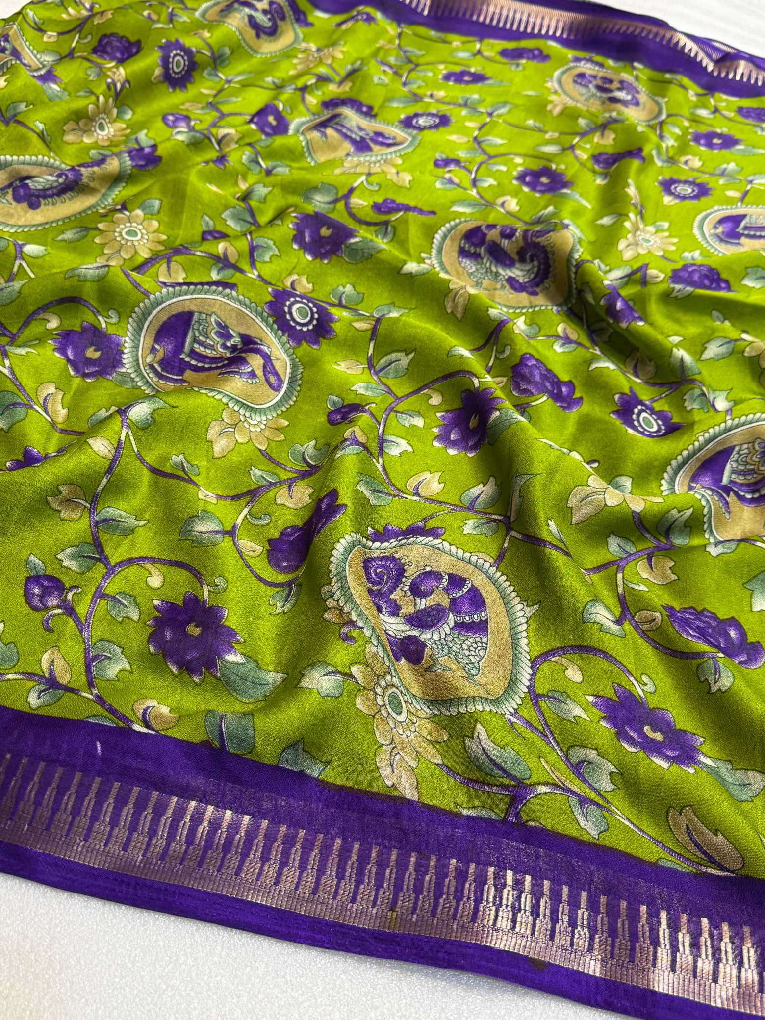 YNF Wholesale Dull Moss Party Wear Sarees KESH187 Niyati | Surat Manufacturer