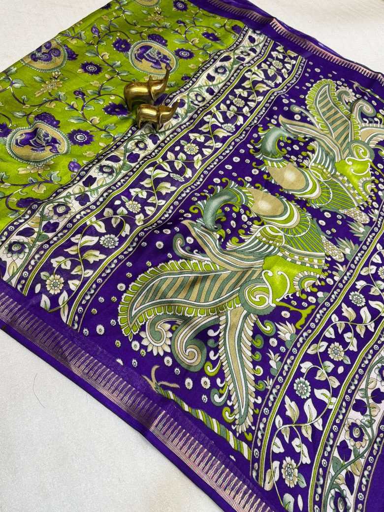 YNF Wholesale Dull Moss Party Wear Sarees KESH187 Niyati | Surat Manufacturer