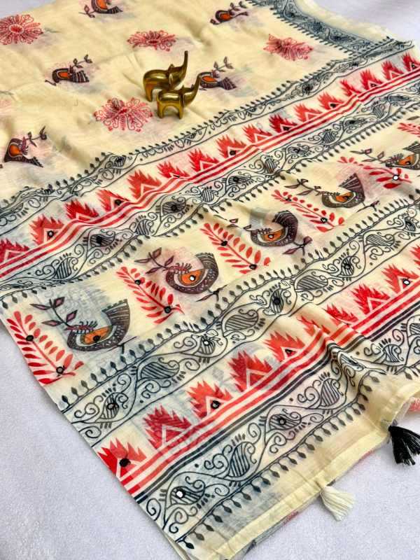 YNF Wholesale Cotton Printed Sarees  | Surat Manufacturer