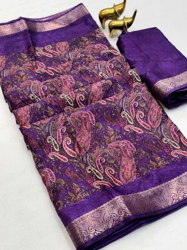 YNF Wholesale Silk Printed Sarees  | Surat Manufacturer