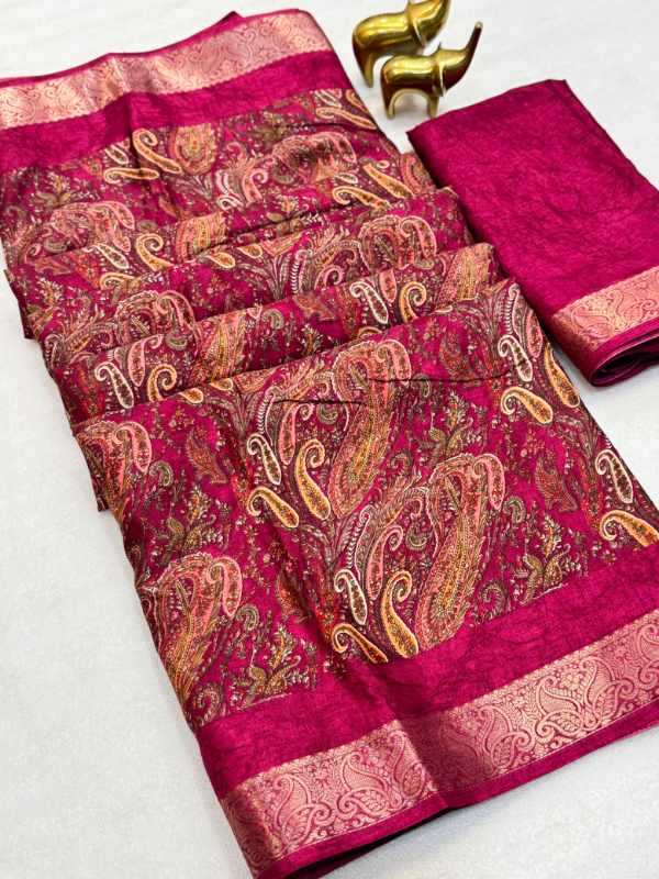 YNF Wholesale Silk Printed Sarees  | Surat Manufacturer