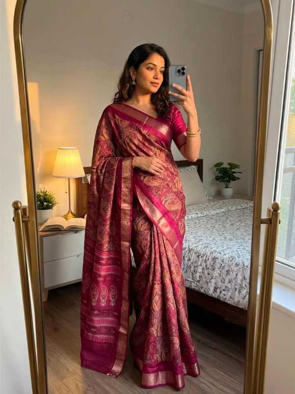YNF Wholesale Silk Printed Sarees  | Surat Manufacturer
