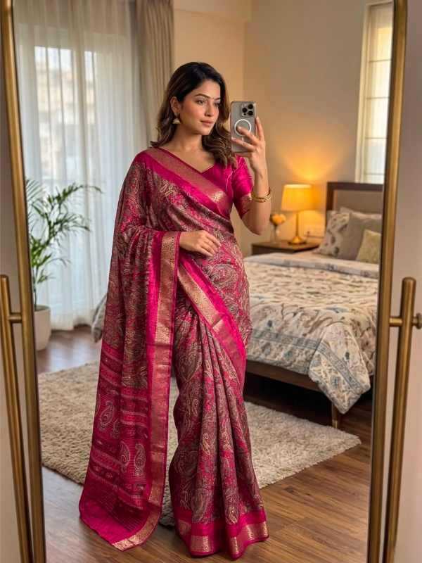 YNF Wholesale Silk Printed Sarees  | Surat Manufacturer
