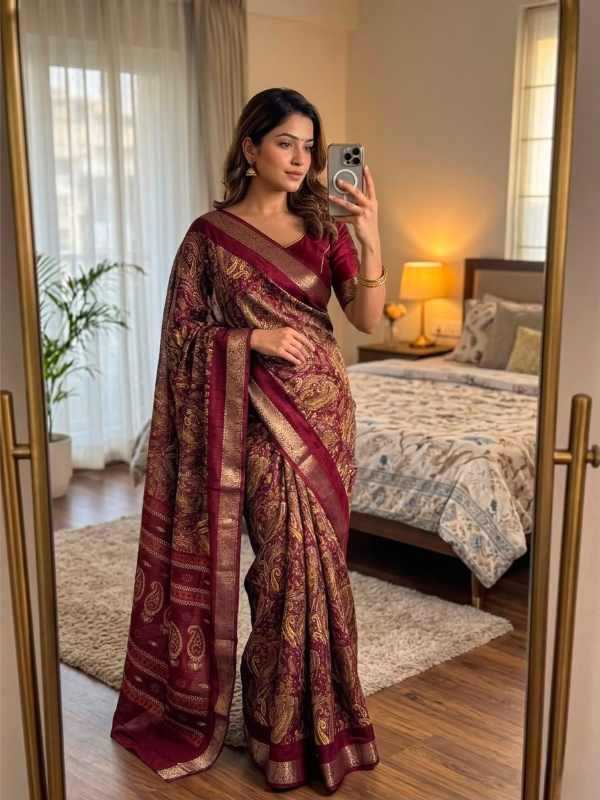 YNF Wholesale Silk Printed Sarees  | Surat Manufacturer
