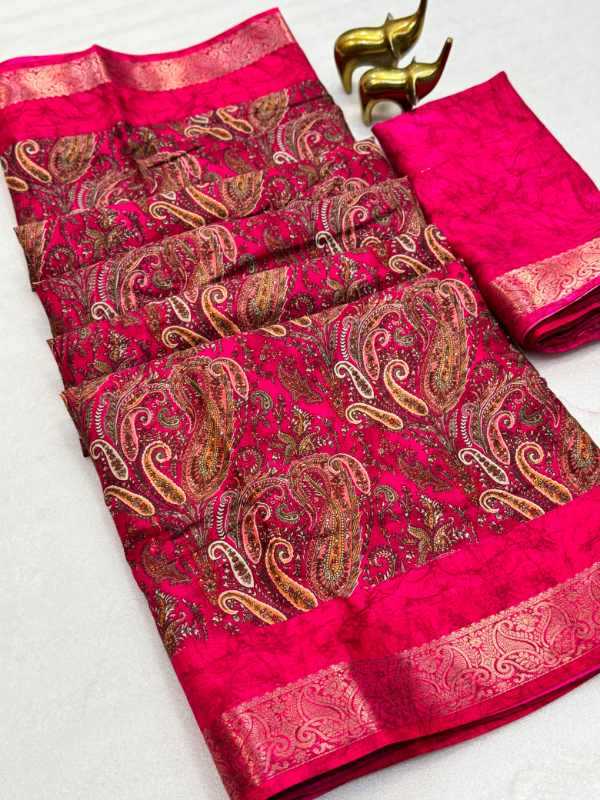 YNF Wholesale Silk Printed Sarees  | Surat Manufacturer