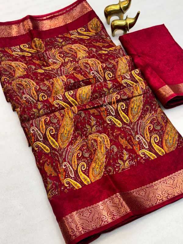 YNF Wholesale Silk Printed Sarees  | Surat Manufacturer