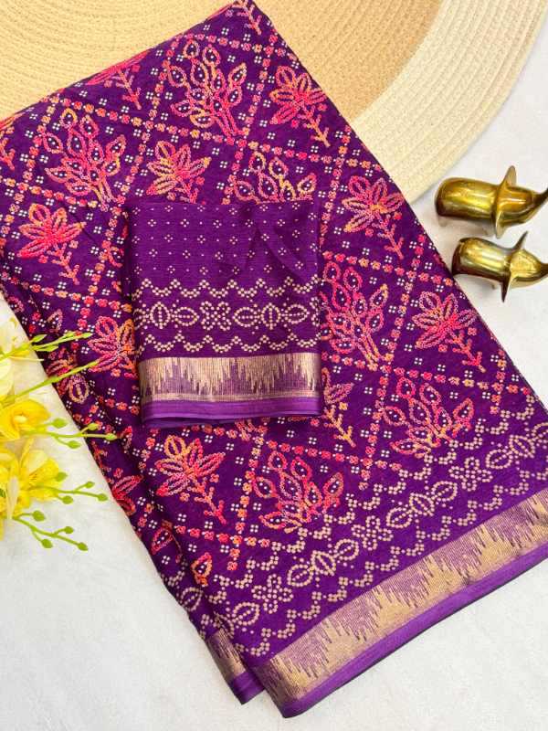 YNF Wholesale Chinon Silk Printed Sarees  | Surat Manufacturer