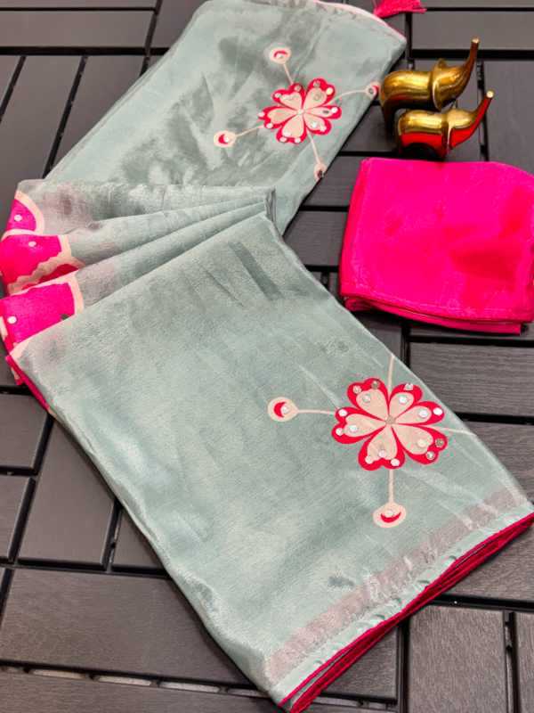 YNF Wholesale Chinon Designer Sarees  | Surat Manufacturer